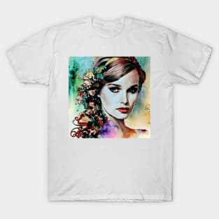 watercolor image of Natalie T-Shirt